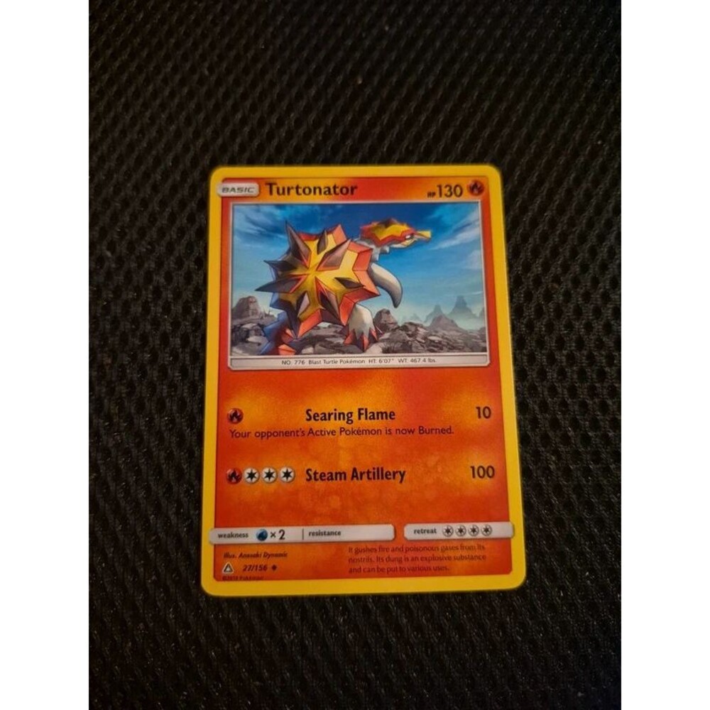 Turtonator 27/156 Pokemon Card (2018)